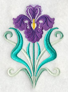 Art Deco Iris