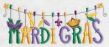 Mardi Gras Revelry Clothesline