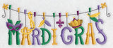 Mardi Gras Revelry Clothesline