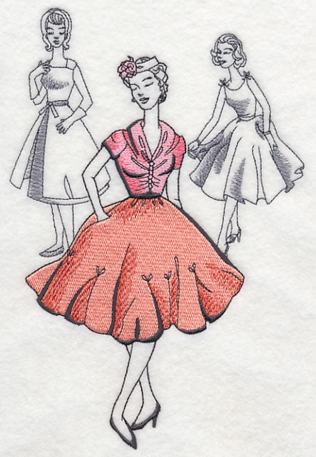Fashion Plate Medley - 1950s