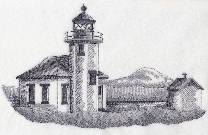 Point Robinson Lighthouse Sketch (Washington)