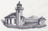 Point Robinson Lighthouse Sketch (Washington)