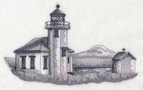 Point Robinson Lighthouse Sketch (Washington)
