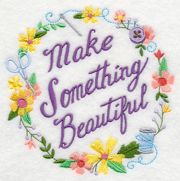 Make Something Beautiful Wreath