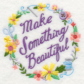 Make Something Beautiful Wreath