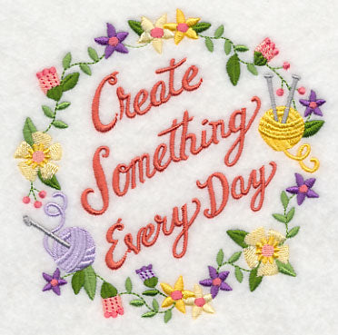 Create Something Every Day Wreath