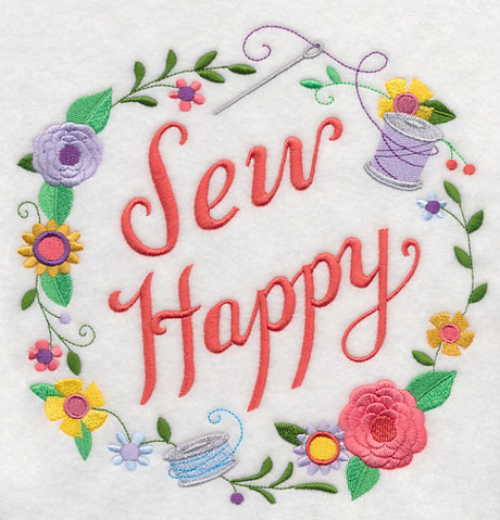 Sew Happy Wreath
