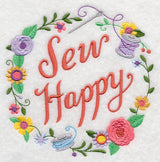 Sew Happy Wreath