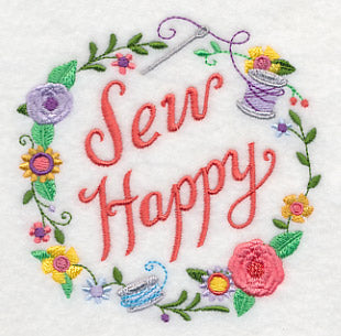Sew Happy Wreath