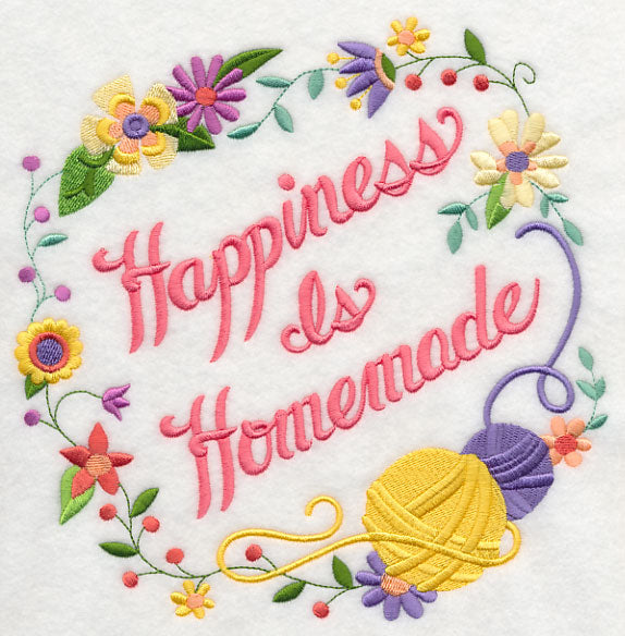 Happiness Is Homemade Wreath