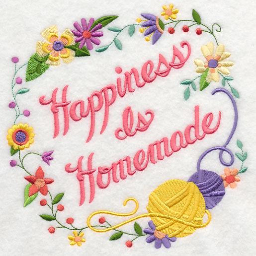 Happiness Is Homemade Wreath