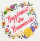 Happiness Is Homemade Wreath