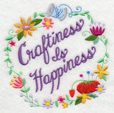 Craftiness Is Happiness Wreath