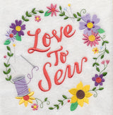 Love To Sew Wreath