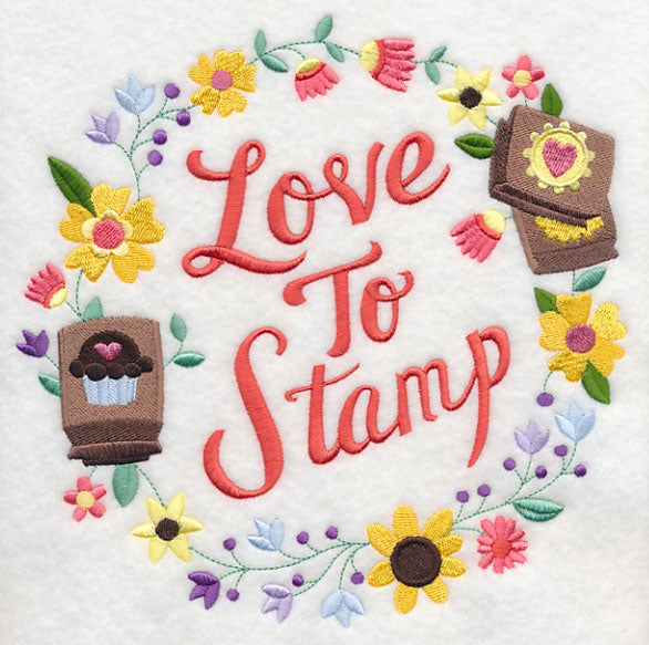 Love To Stamp Wreath