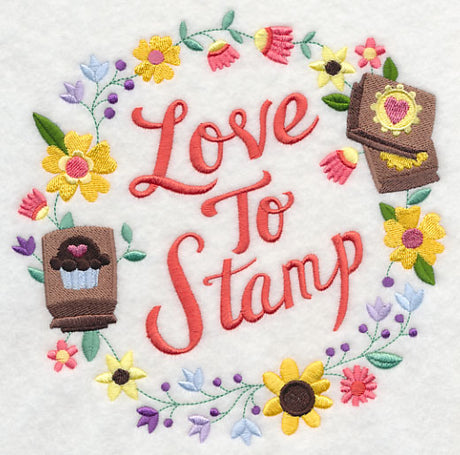 Love To Stamp Wreath
