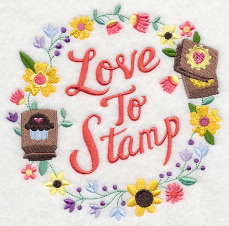 Love To Stamp Wreath