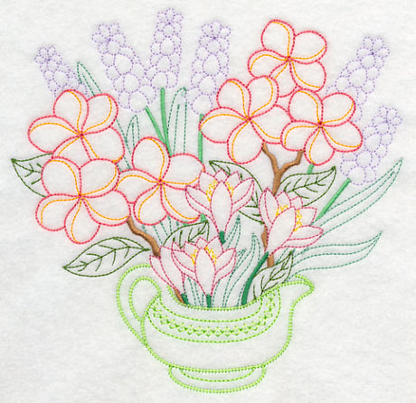 Frangipani and Hyacinth Bouquet (Vintage)