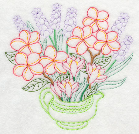 Frangipani and Hyacinth Bouquet (Vintage)