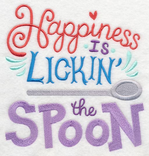 Happiness Is Lickin' The Spoon