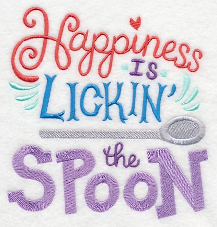 Happiness Is Lickin' The Spoon