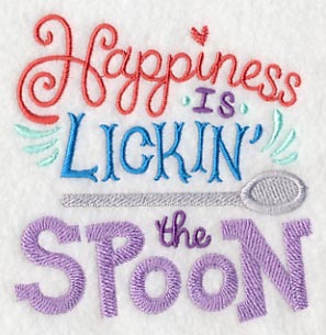 Happiness Is Lickin' The Spoon