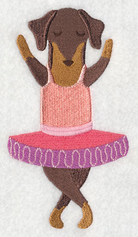 Dancing Dachshund Fourth Position