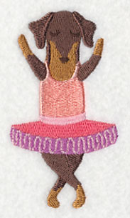 Dancing Dachshund Fourth Position