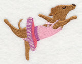 Dancing Dachshund Grande Arabesque
