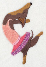 Dancing Dachshund Crescendo