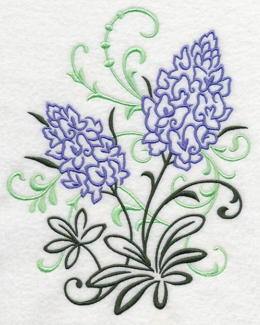 Bluebonnet Filigree
