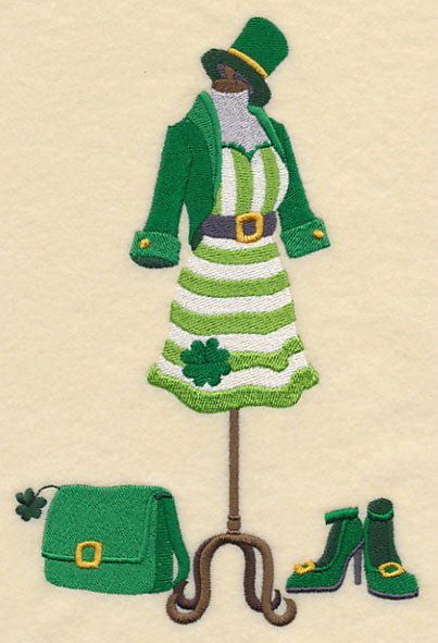 Luck o' the Irish Dress Form