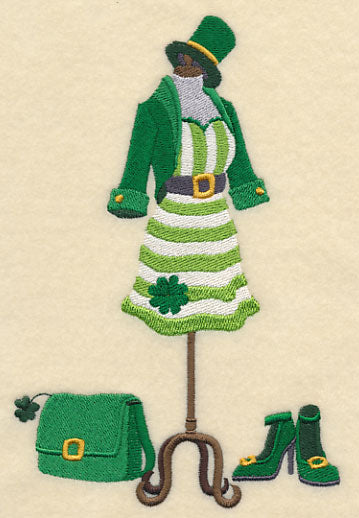 Luck o' the Irish Dress Form