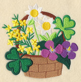 Lucky Blooms in Basket