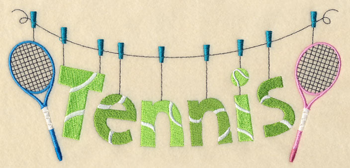 Tennis Love Clothesline