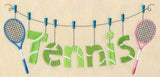 Tennis Love Clothesline