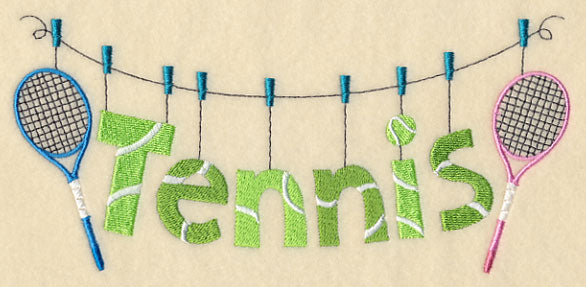 Tennis Love Clothesline