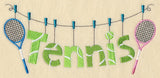 Tennis Love Clothesline