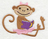 Little Miss Monkey Reads a Book