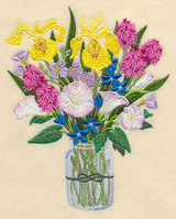 Irish Wildflowers in Mason Jar