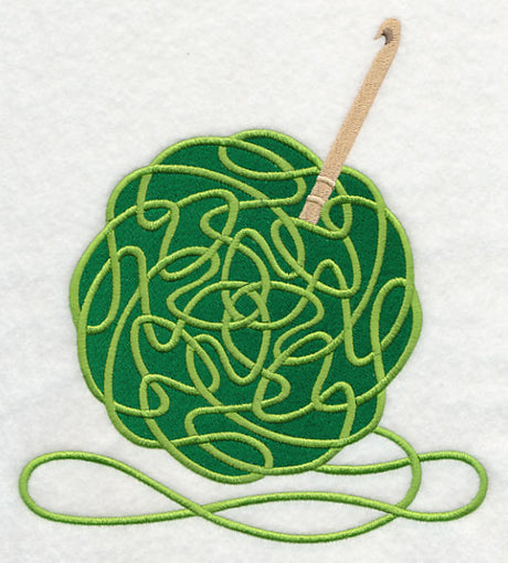 Knotwork Yarn with Crochet Hook