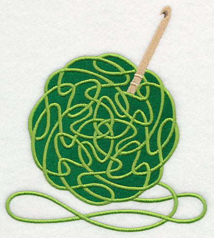 Knotwork Yarn with Crochet Hook