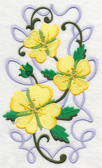 Irish Wildflower Spray - Tormentil