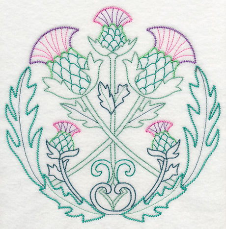 Celtic Thistle Circle (Vintage)