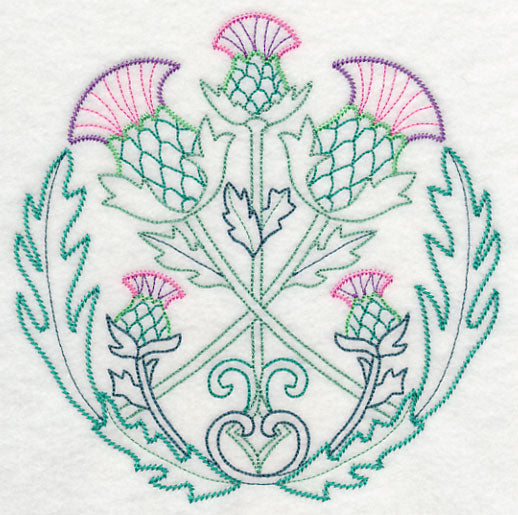 Celtic Thistle Circle (Vintage)