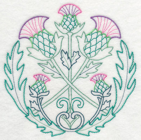 Celtic Thistle Circle (Vintage)
