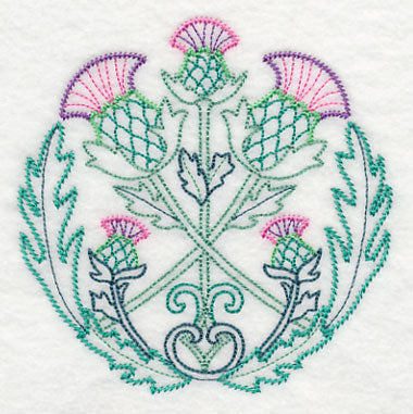 Celtic Thistle Circle (Vintage)
