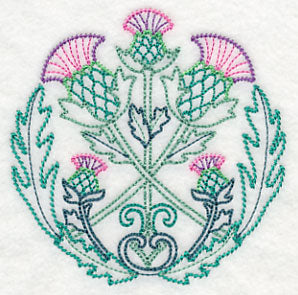 Celtic Thistle Circle (Vintage)