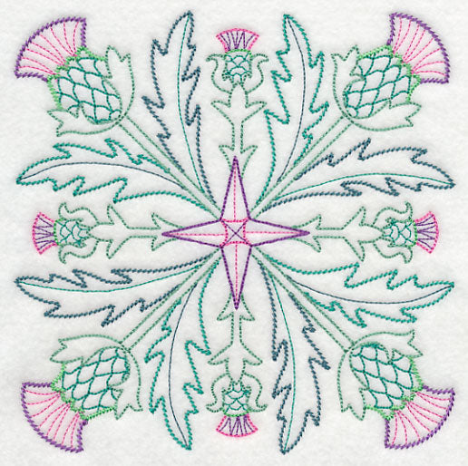 Celtic Thistle Square (Vintage)