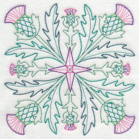 Celtic Thistle Square (Vintage)
